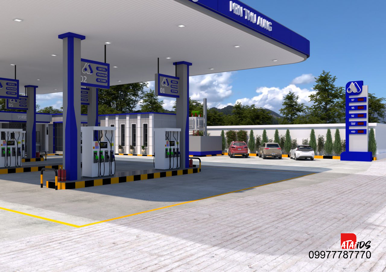 Fuel Station Exterior Design